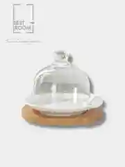Лимонница "Эстет", на деревянной подставке, 12,5*11,5*9 см