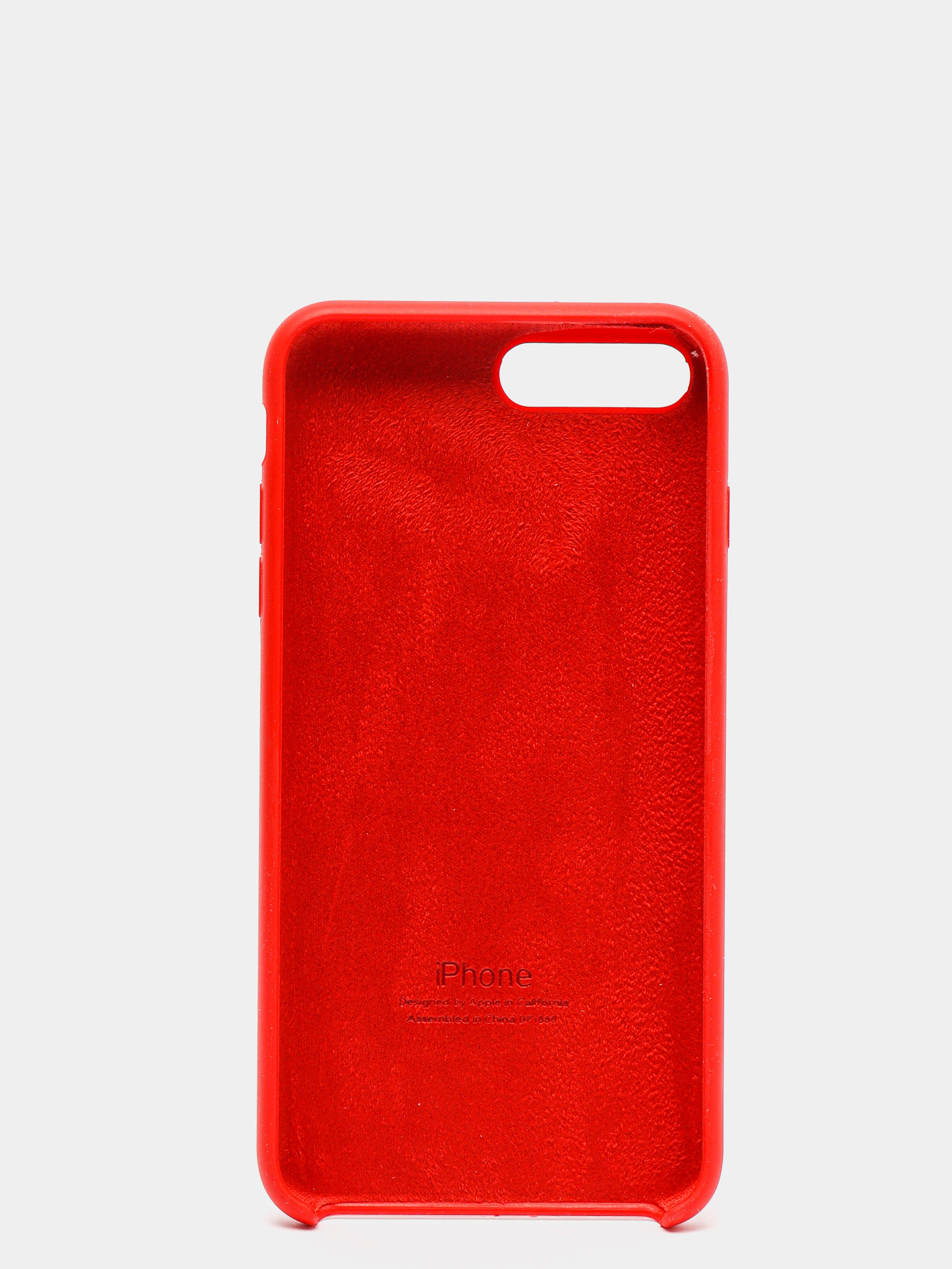 Красный силиконовый чехол для Айфон 6/6s, 7/8, 7+/8+, X/Xs, Xr, 11, 11Pro, 11ProMax