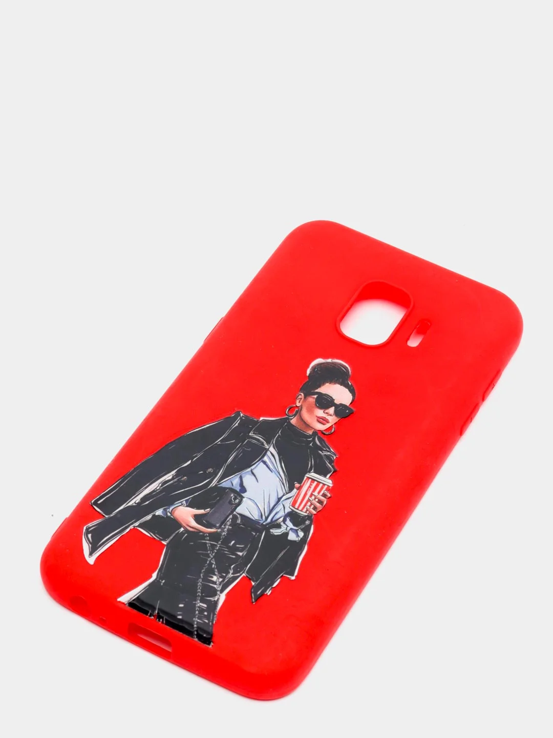 Алый чехол  SAMSUNG J2 CORE