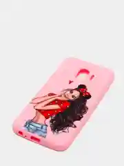 Розовый чехол  SAMSUNG J2 CORE