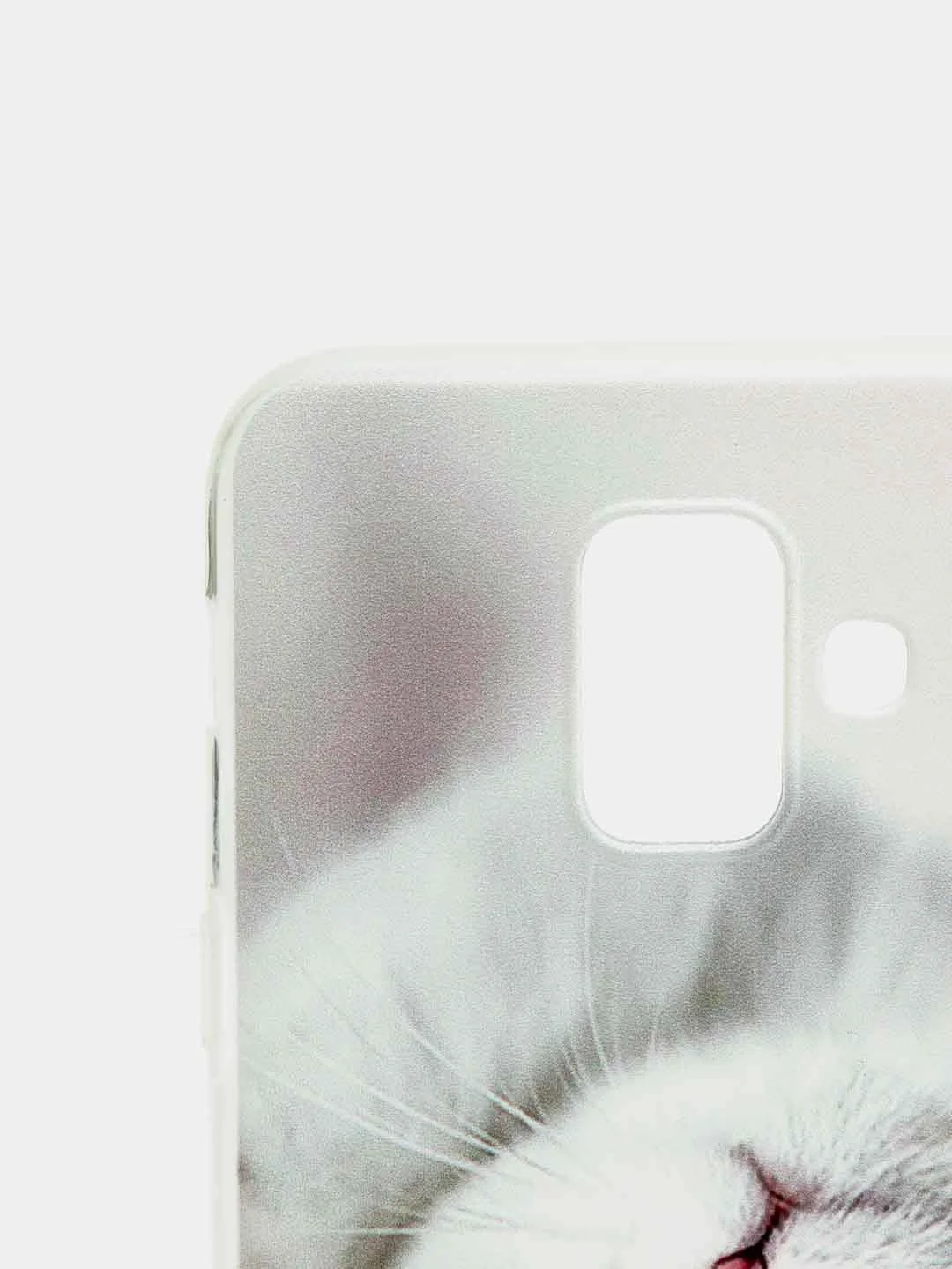 Белый чехол  SAMSUNG A6 2018