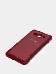 Багровый чехол силиконовый SAMSUNG A5 2015
