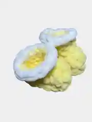 Желтый пинетки ручной работы