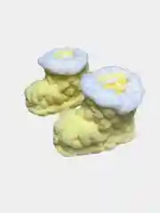 Желтый пинетки ручной работы