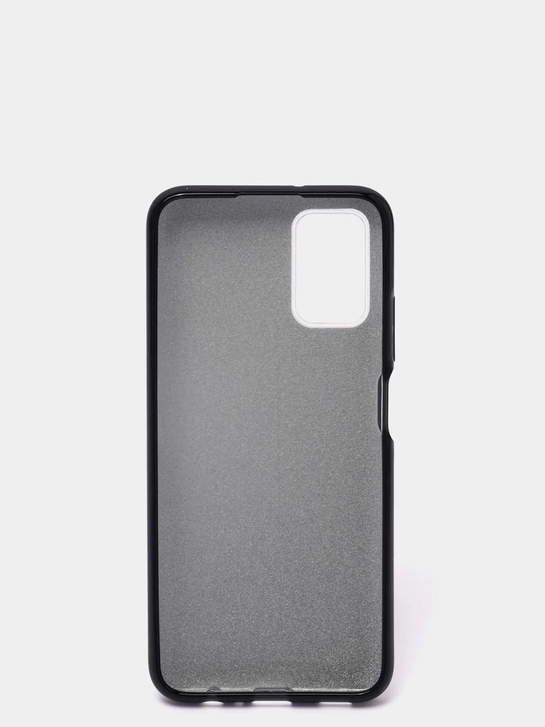 Черный чехол блестящий Samsung A03s