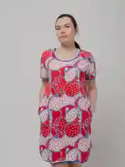 Розовый туника женская