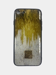 Чехол для iPhone 13 Pro Max Сталактиты Золотые