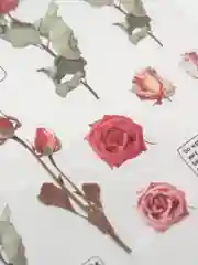 Красный декоративные наклейки для творчества. Серия Цветы