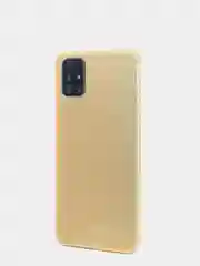 Золотой чехол Samsung Galaxy A51 силиконовый
