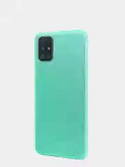Бирюзовый чехол Samsung Galaxy A51 силиконовый