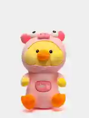 Розовый игрушка "Уточка в одежде", 45 см