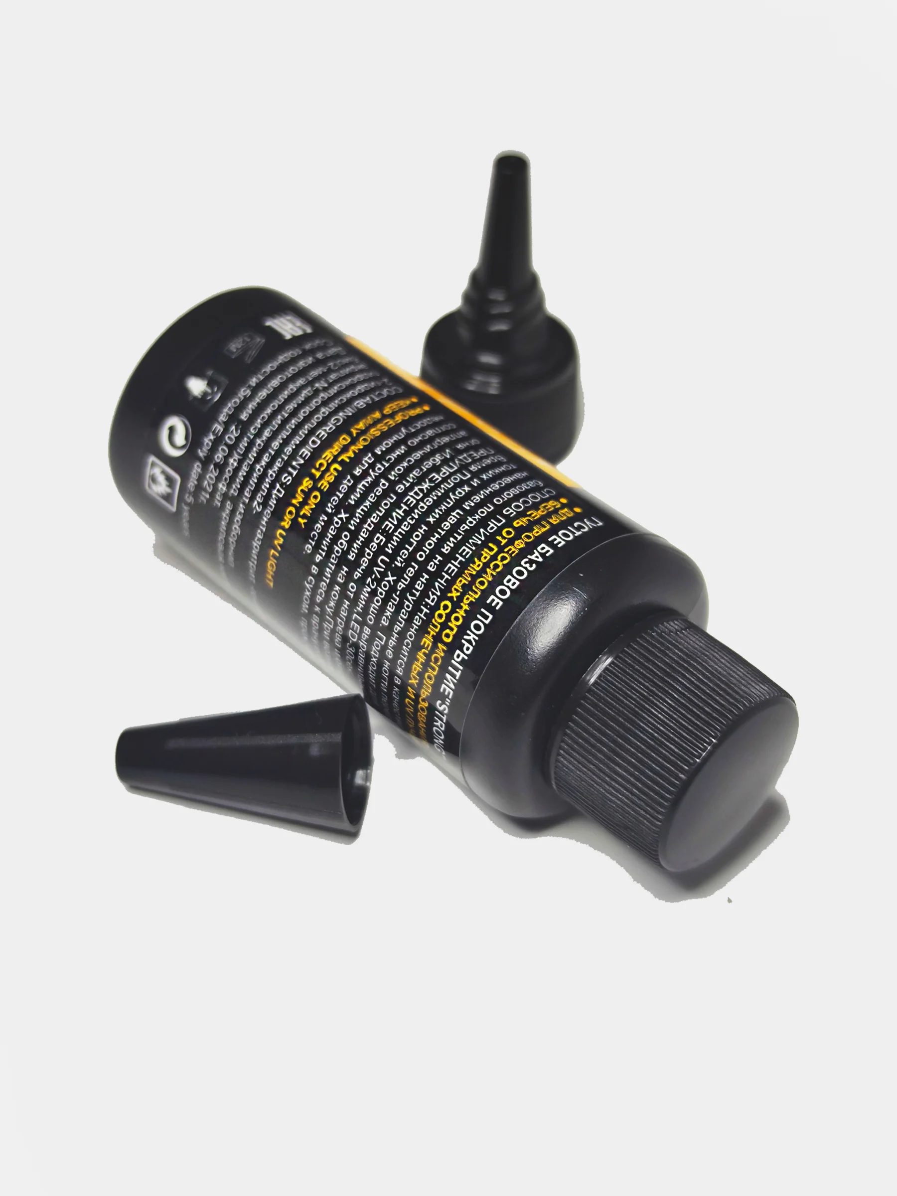 Каучуковая прозрачная база для маникюра Shanilak rubber lux, 50 мл