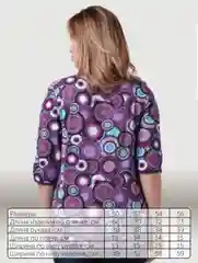 Фуксия milena21 Туника  женская "Капелька", туника из хлопка