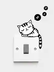 Наклейка на выключатель "Котенок"