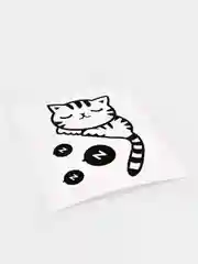 Наклейка на выключатель "Котенок"