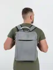 Серый рюкзак для ноутбука, унисекс