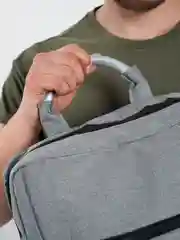 Серый рюкзак для ноутбука, унисекс