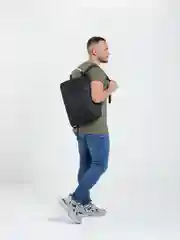 Черный рюкзак для ноутбука, унисекс