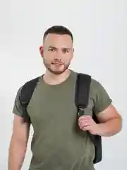 Серый рюкзак для ноутбука, унисекс
