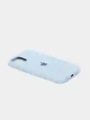 Светло-синий чехол Silicone Case для iPhone 13 с закрытым низом