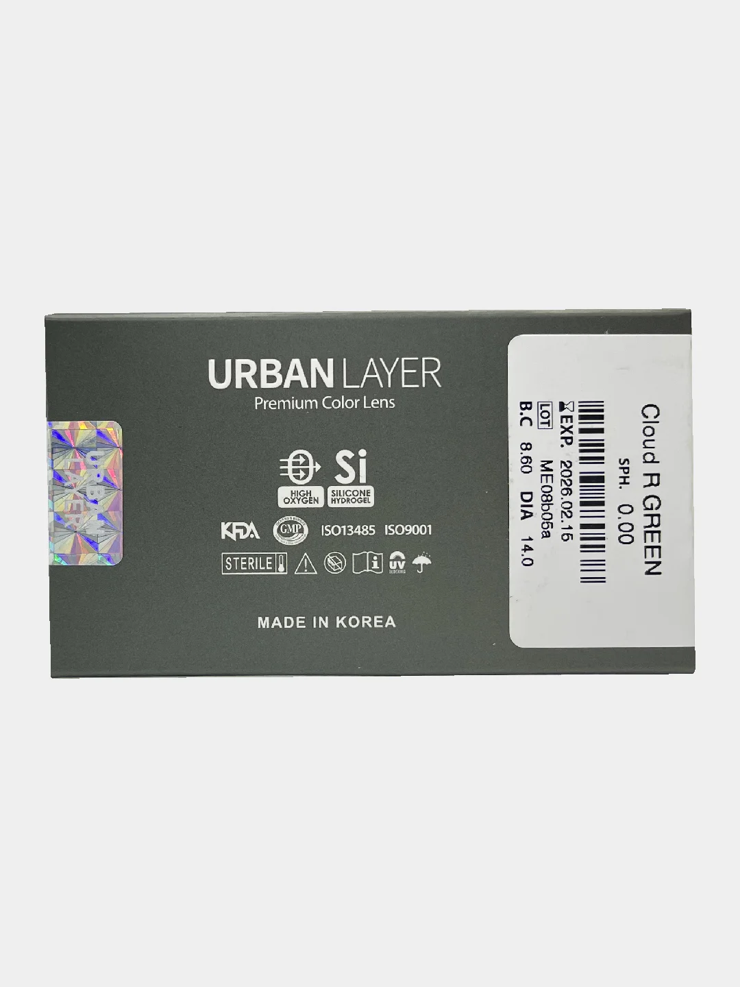 Зеленый цветные линзы Urban Layer Cloud R