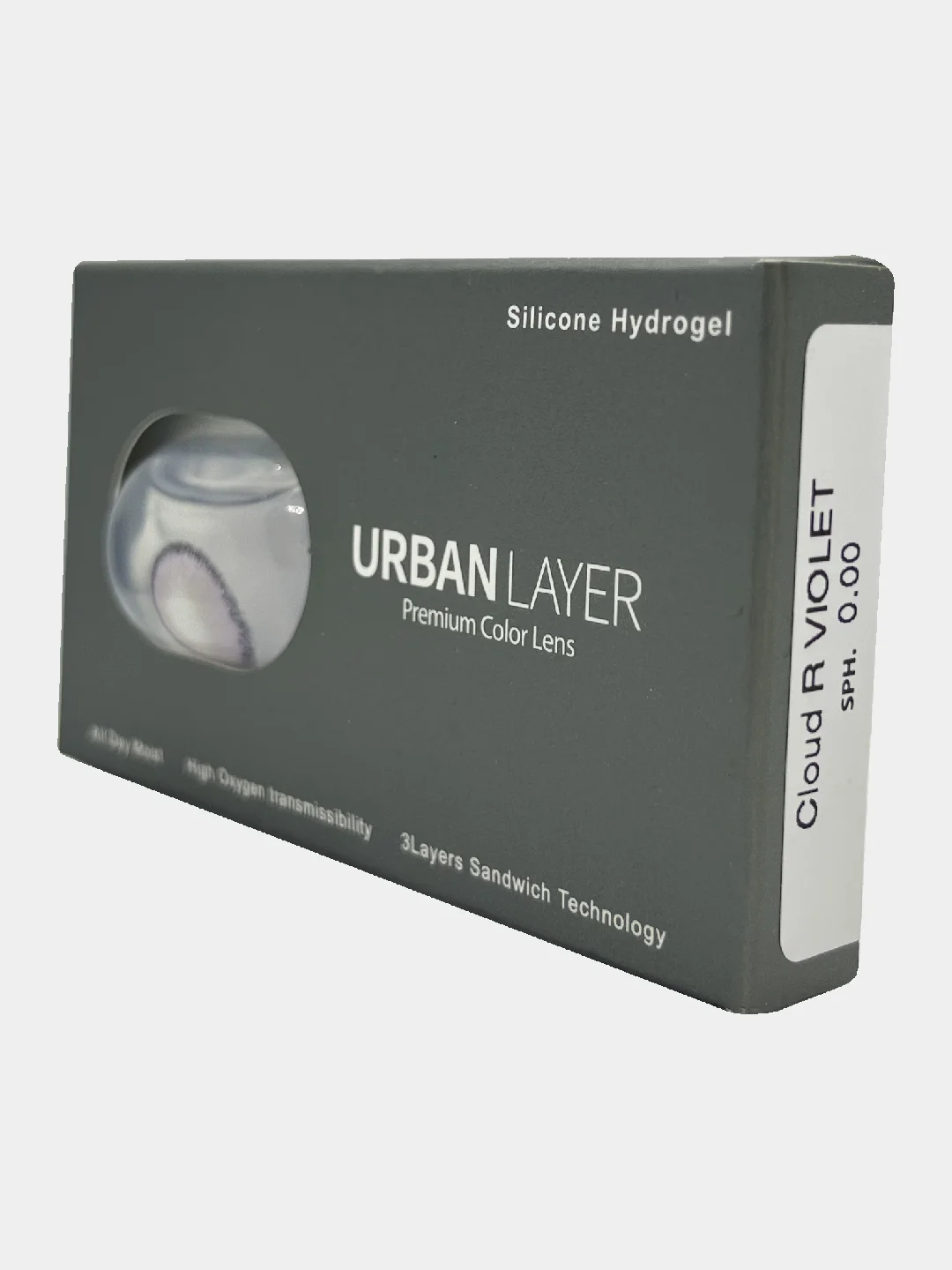 Фиолетовый цветные линзы Urban Layer Cloud R