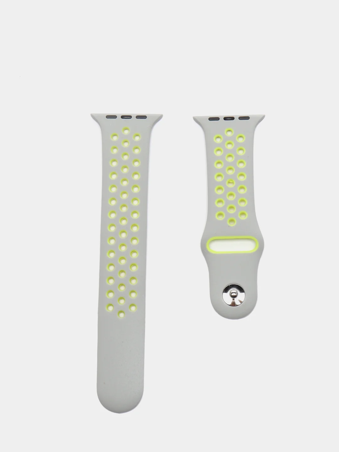 Серый ремешок для Apple Watch 3/4/5/6/7/8/9/SE
