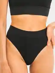 Черный женские трусы стринги