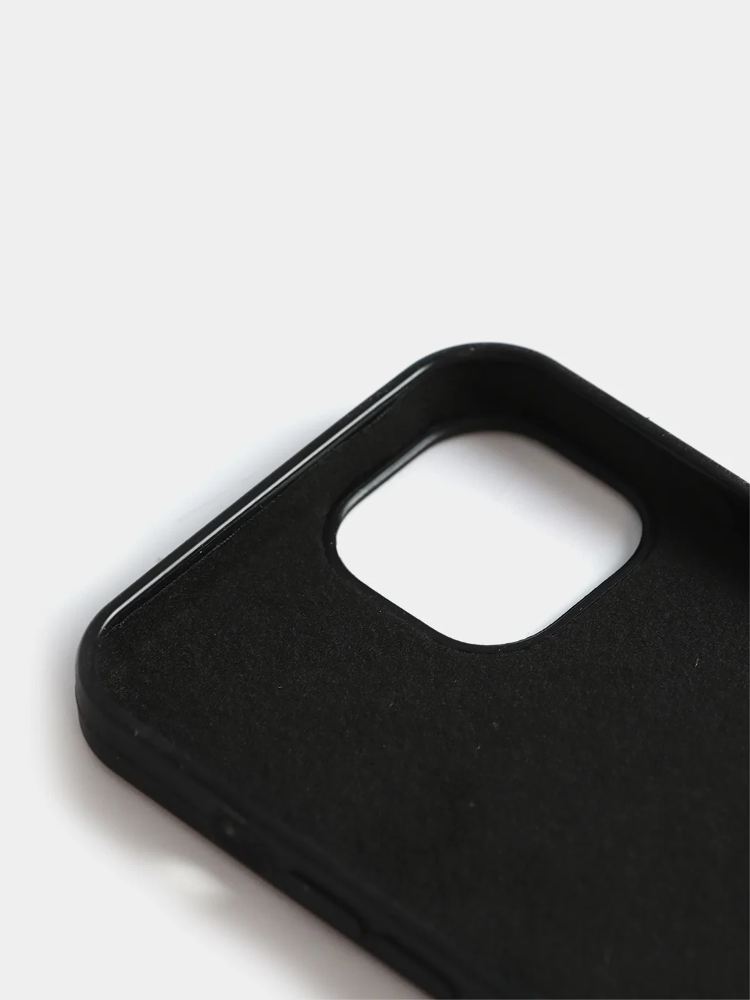 Черный чехол Silicone Case для iPhone 13 / 13 Pro / 13 Pro Max с открытым низом