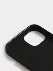 Черный чехол Silicone Case для iPhone 13 / 13 Pro / 13 Pro Max с открытым низом