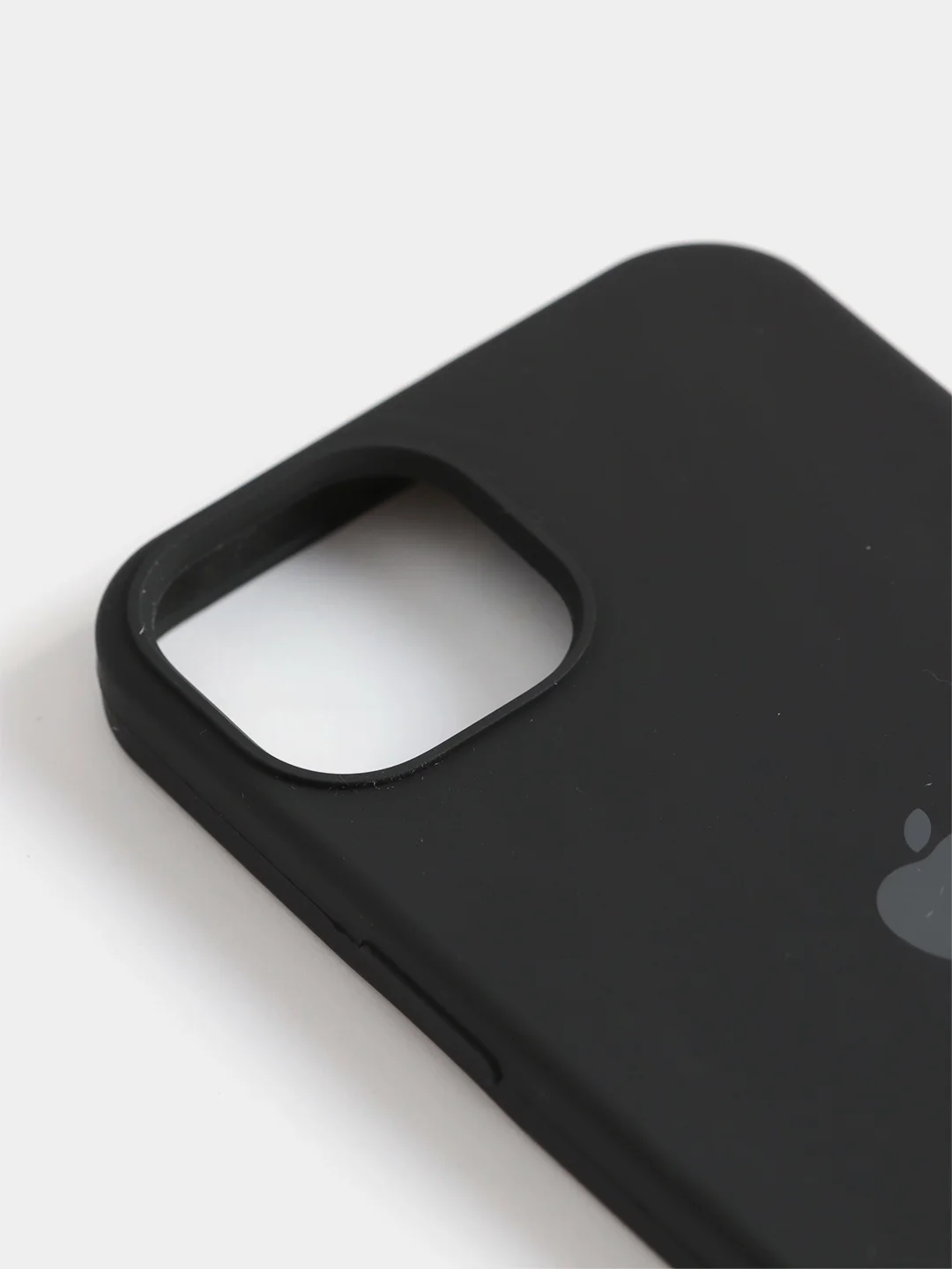 Черный чехол Silicone Case для iPhone 13 / 13 Pro / 13 Pro Max с открытым низом