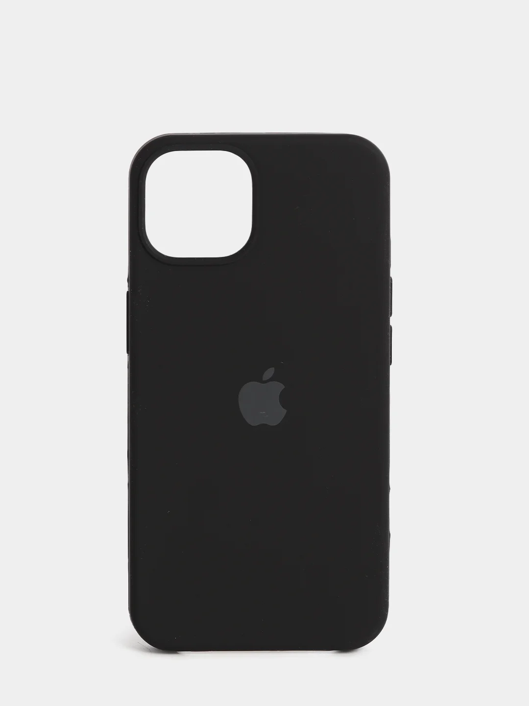 Черный чехол Silicone Case для iPhone 13 / 13 Pro / 13 Pro Max с открытым низом