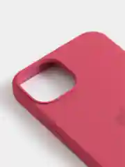 Тёмно-розовый чехол Silicone Case для iPhone 13 / 13 Pro / 13 Pro Max с открытым низом