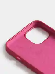 Тёмно-розовый чехол Silicone Case для iPhone 13 / 13 Pro / 13 Pro Max с открытым низом