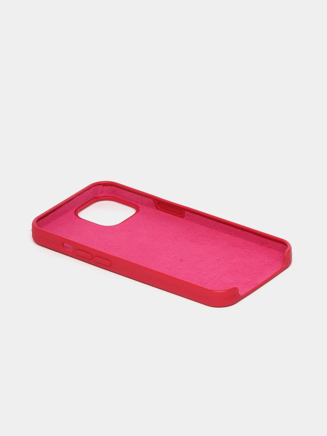 Тёмно-розовый чехол Silicone Case для iPhone 13 / 13 Pro / 13 Pro Max с открытым низом