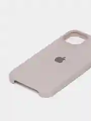 Бежевый меланж чехол Silicone Case для iPhone 13 / 13 Pro / 13 Pro Max с открытым низом