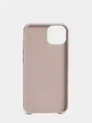 Бежевый меланж чехол Silicone Case для iPhone 13 / 13 Pro / 13 Pro Max с открытым низом