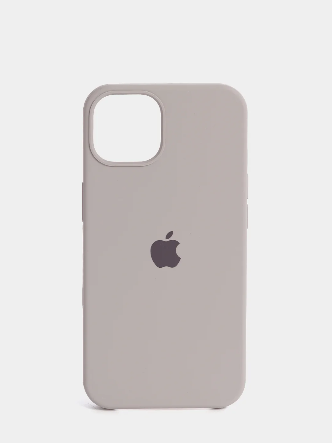 Бежевый меланж чехол Silicone Case для iPhone 13 / 13 Pro / 13 Pro Max с открытым низом