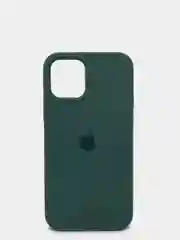 Бирюзовый чехол для iPhone 12 Pro Max, силиконовый, c логотипом