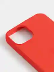 Красный чехол Silicone Case для iPhone 13 / 13 Pro / 13 Pro Max с открытым низом