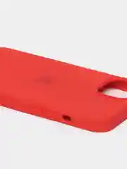 Красный чехол Silicone Case для iPhone 13 / 13 Pro / 13 Pro Max с открытым низом