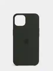 Тёмно-зелёный чехол Silicone Case для iPhone 13 / 13 Pro / 13 Pro Max с открытым низом