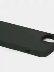 Тёмно-зелёный чехол Silicone Case для iPhone 13 / 13 Pro / 13 Pro Max с открытым низом