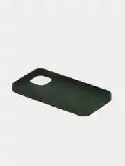 Тёмно-зелёный чехол Silicone Case для iPhone 13 / 13 Pro / 13 Pro Max с открытым низом