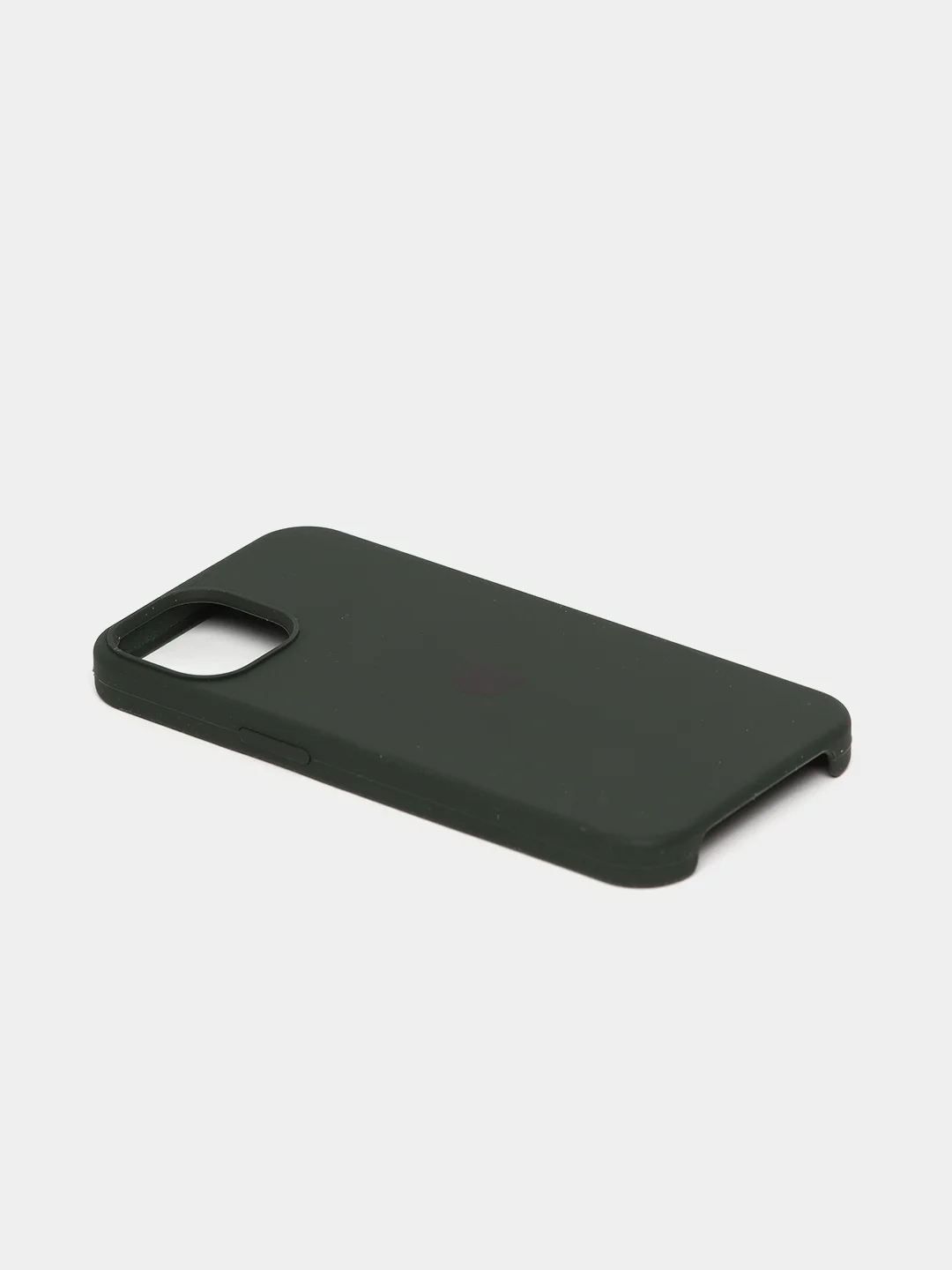 Тёмно-зелёный чехол Silicone Case для iPhone 13 / 13 Pro / 13 Pro Max с открытым низом