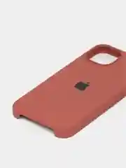 Коричневый чехол Silicone Case для iPhone 13 / 13 Pro / 13 Pro Max с открытым низом