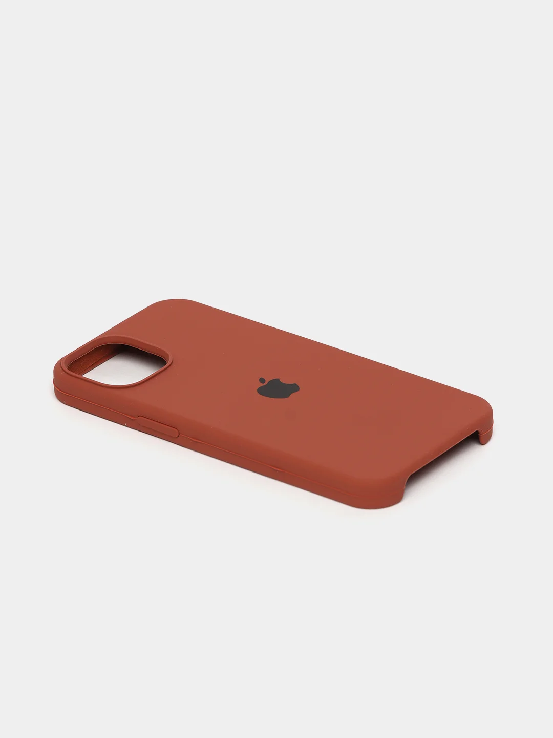 Коричневый чехол Silicone Case для iPhone 13 / 13 Pro / 13 Pro Max с открытым низом