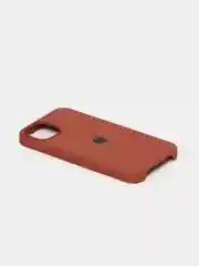 Коричневый чехол Silicone Case для iPhone 13 / 13 Pro / 13 Pro Max с открытым низом