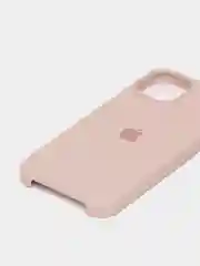 Кремовый чехол Silicone Case для iPhone 13 / 13 Pro / 13 Pro Max с открытым низом