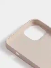 Кремовый чехол Silicone Case для iPhone 13 / 13 Pro / 13 Pro Max с открытым низом